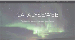 Desktop Screenshot of catalyseweb.com