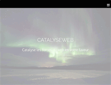 Tablet Screenshot of catalyseweb.com